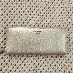 Kate Spade gold wallet